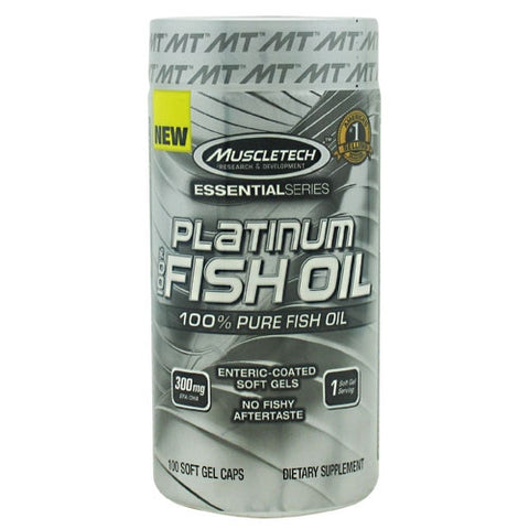 MuscleTech Essential Series 100% Platinum Fish Oil - 100 ea - 631656604481