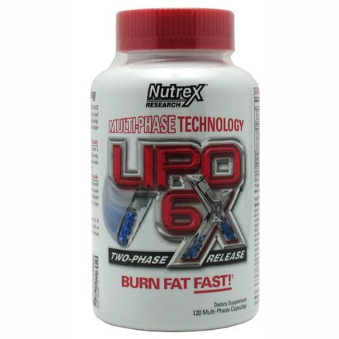 Nutrex Lipo-6X - 120 Capsules - 853237000882