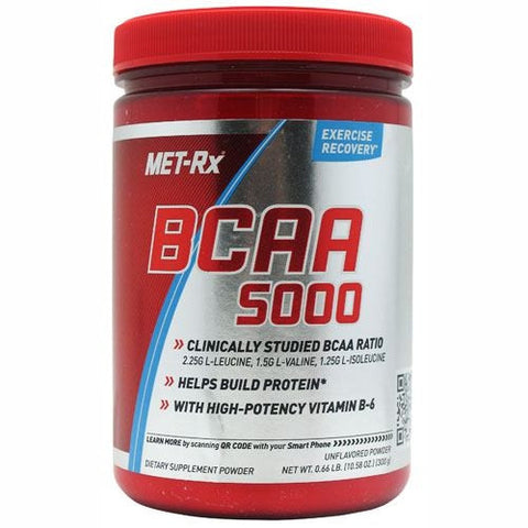 MET-Rx BCAA Powder - Unflavored - 300 g - 786560312011