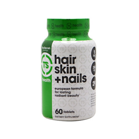 Top Secret Nutrition Hair, Skin + Nails - 60 Tablets - 60 Tablets - 811226021218