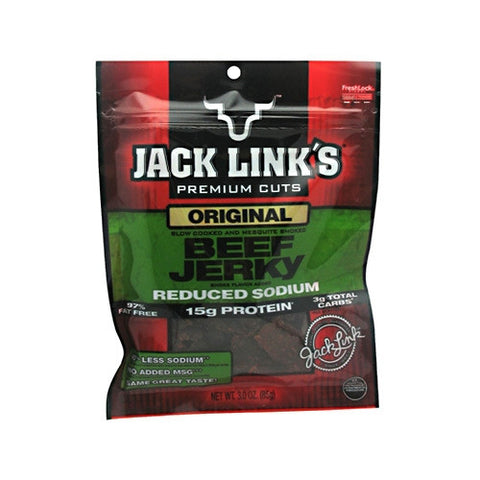 Jack Links Beef Jerky Reduced Sodium - Original - 3.25 oz - 017082307750