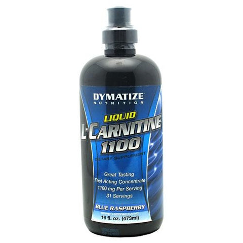 Dymatize Liquid L-Carnitine 1100 - Blue Raspberry - 16 oz - 705016473151