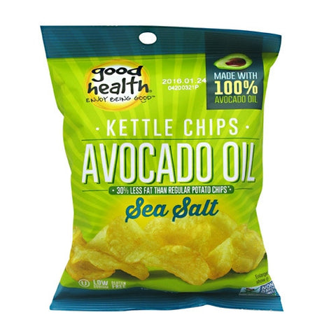 Good Health Avacado Kettle Chips - Sea Salt - 24 ea - 10755355008320