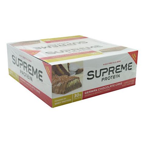 Supreme Protein Supreme Protein Bar - German Chocolate Cake - 12 Bars - 639372126027