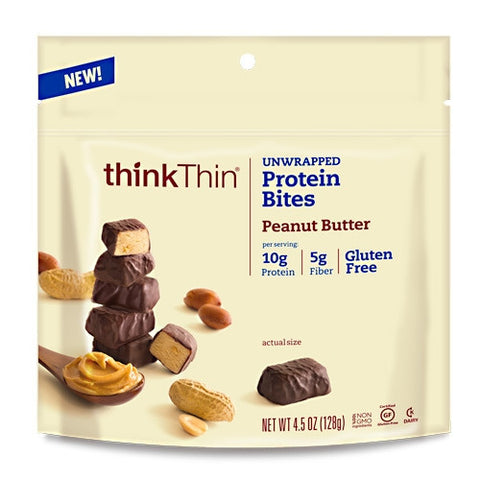 Think Products Think Thin Bites - Peanut Butter - 4.5 oz - 753656712246
