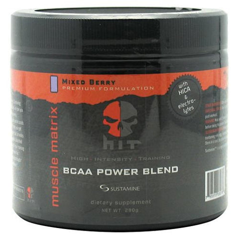 HiT Supplements Muscle Matrix BCAA Power Blend - Mixed Berry - 50 Servings - 793573232786