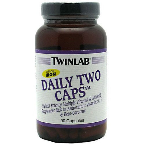 TwinLab Daily Two Caps Without Iron - 90 Capsules - 027434003582