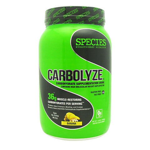 Species Nutrition Carbolyze - Banana - 40 Servings - 855438005550