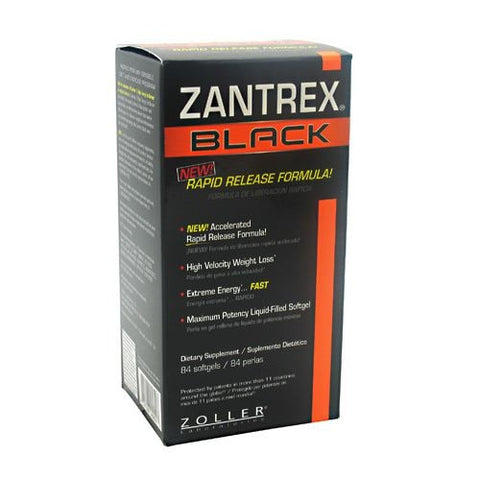Zoller Laboratories Zantrex Black - 84 Softgels - 681168458027