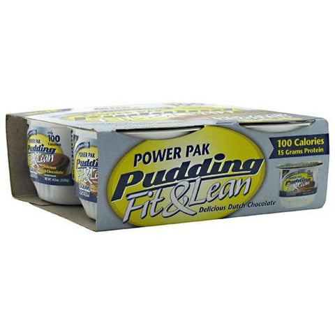 MHP Power Pak Pudding Fit & Lean - Delicious Dutch Chocolate - 4 ea - 666222091686