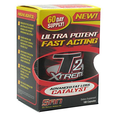 SAN T2 Xtreme - 180 Capsules - 672898123989