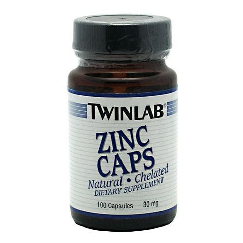 TwinLab Zinc Caps - 100 Capsules - 027434010412