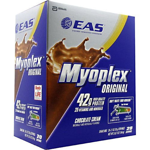 EAS Myoplex Nutrition Shake - Chocolate Cream - 20 ea - 791083005159