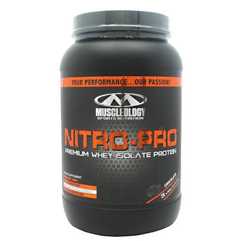 Muscleology Nitro-Pro - Extreme Chocolate - 3 lb - 829263892005