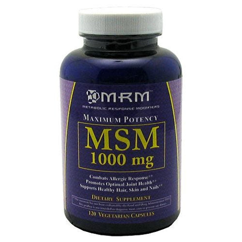 MRM MSM 1000 mg - 120 Capsules - 609492220059