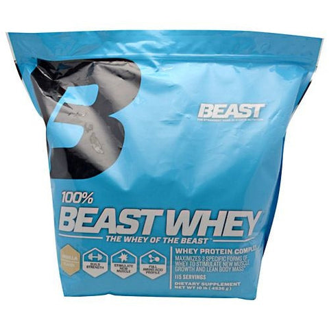 Beast Sports Nutrition 100% Beast Whey - Vanilla - 10 lb - 631312803715