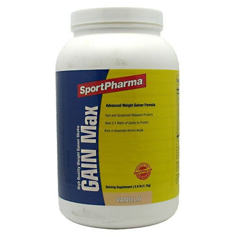 SportPharma Gain Max - Vanilla - 3.8 lb - 039442110503