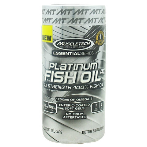 MuscleTech Essential Series Platinum Fish Oil 4X - 60 ea - 631656604627