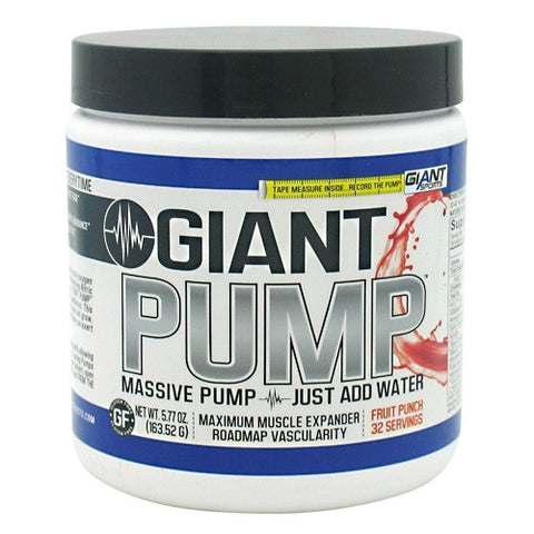 Giant Sports Products Giant Pump - Fruit Punch - 32 Servings - 640052144309