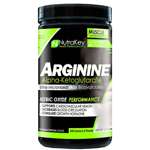 Nutrakey Arginine Powder - 500 g - 628586209398