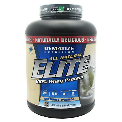 Dymatize All Natural Elite Whey Protein Isolate - Gourmet Vanilla - 5 lb - 705016556007