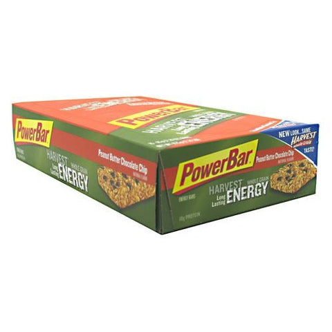 PowerBar Harvest Whole Grain Nutrition Bar - Peanut Butter Chocolate Chip - 15 Bars - 097421470604