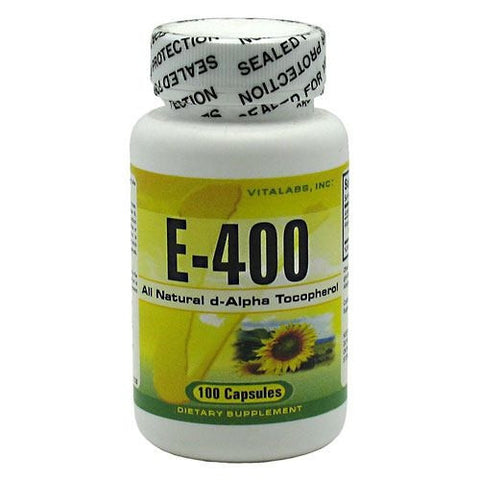 Vitalabs Vitamin E-400 - 100 Capsules - 092617011227