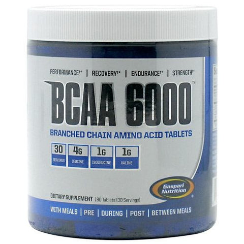 Gaspari Nutrition BCAA 6000 - 180 Tablets - 646511007000