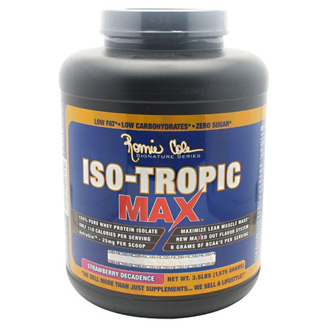Ronnie Coleman Signature Series Iso-Tropic Max - Strawberry Decadence - 50 Servings - 120492046130