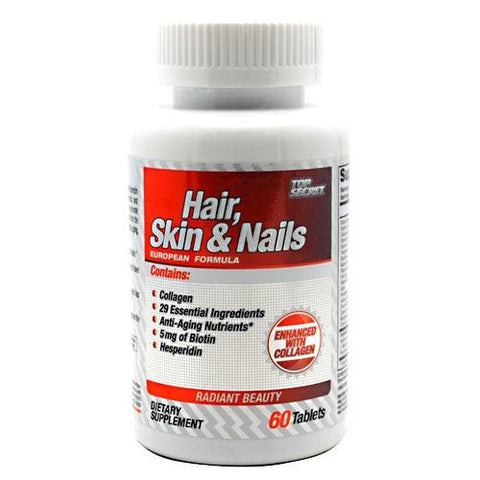 Top Secret Nutrition Hair, Skin & Nails - 60 Caplets - 858311002097