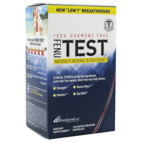 BioGenetic Laboratories Fenu-Test - 120 Capsules - 883488002786