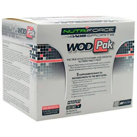 Nutriforce Sports WodPak Vitamins - 30 Packets - 755244017108