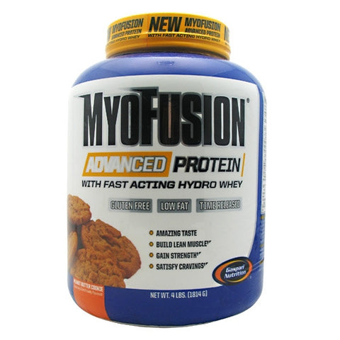 Gaspari Nutrition MyoFusion Advanced Protein - Peanut Butter Cookie - 4 lb - 646511022485