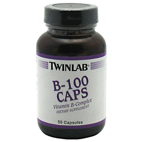 TwinLab B-100 Caps - 50 Capsules - 027434006125