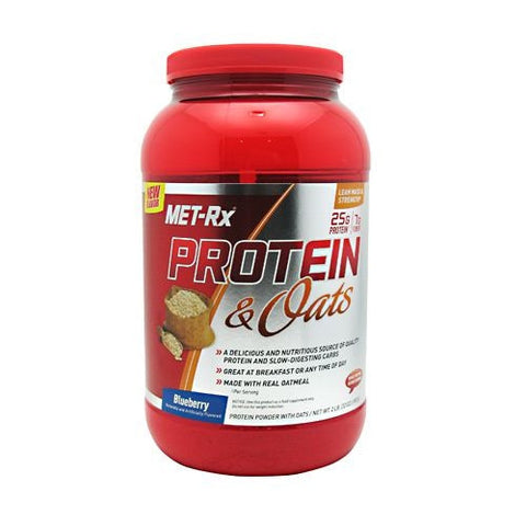 MET-Rx Protein & Oats - Banana Blueberry - 2 lb - 786560537964