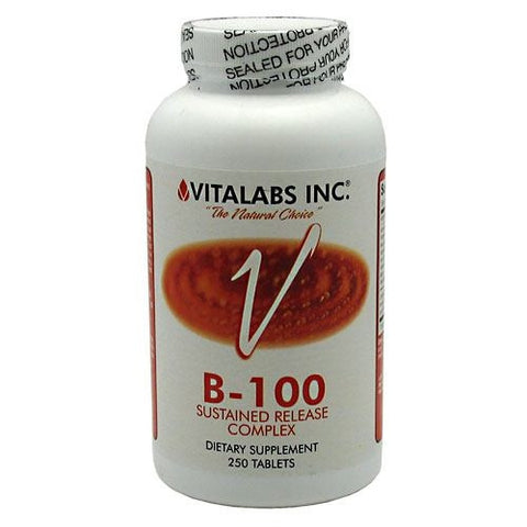 Vitalabs Vitamin B-100 Complex - 250 Tablets - 092617010633