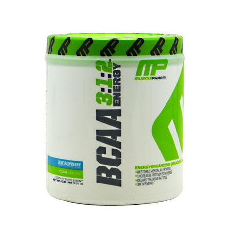 MusclePharm Core Series BCAA Energy 3:1:2 - Blue Raspberry - 231 g - 019962526923