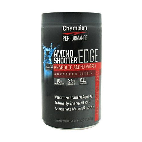 Champion Nutrition Amino Shooter Edge - Blue Raspberry - 30 Servings - 027692135490