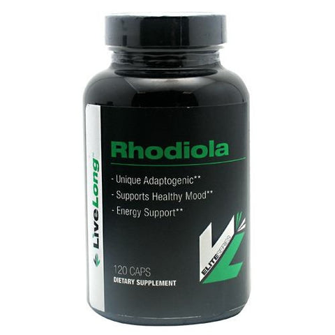 Live Long Nutrition Rhodiola - 120 Capsules - 610074528715
