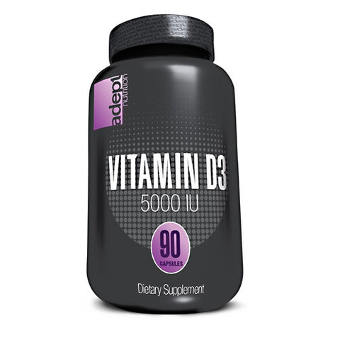 Adept Nutrition Vitamin D3 - 90 Capsules - 850850003511