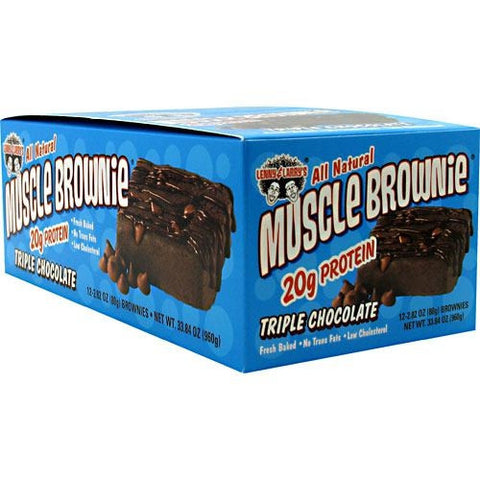Lenny & Larrys Muscle Brownies - Triple Chocolate - 12 ea - 787692835140
