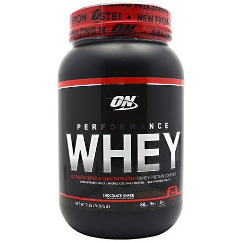 Optimum Nutrition Performance Whey - Chocolate Shake - 2.15 lb - 748927023459