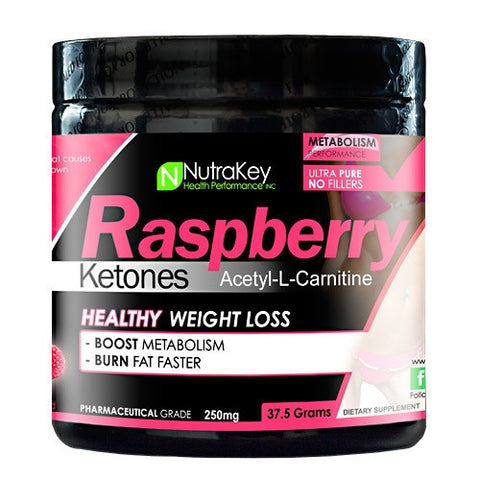 Nutrakey Raspberry Ketones Acetyl-L-Carnitine - 150 Servings - 045635774698