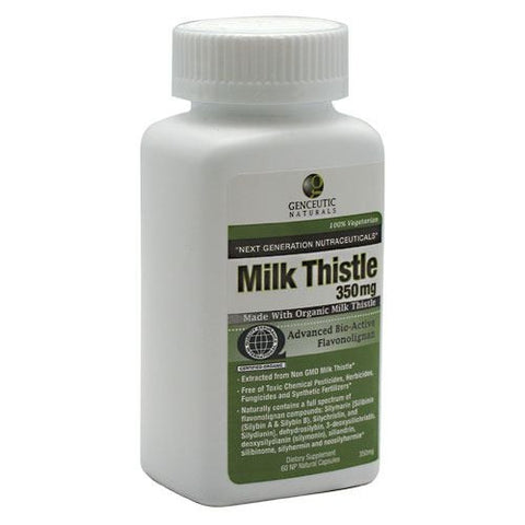 Genceutic Naturals Milk Thistle - 60 Capsules - 896245001045