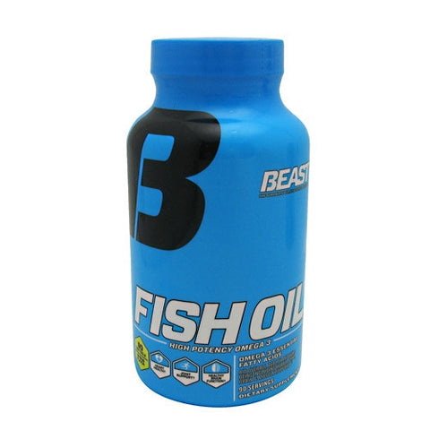 Beast Sports Nutrition Fish Oil - Citrus - 90 Softgels - 631312808017
