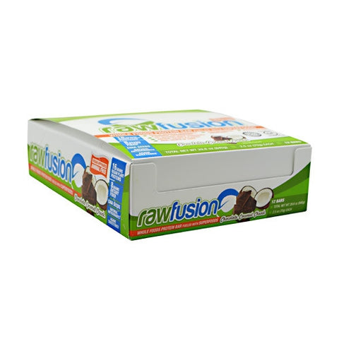 SAN Raw Fusion Bar - Chocolate Coconut Crunch - 12 Bars - 672898530848