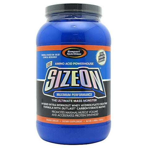 Gaspari Nutrition Maximum Performance SizeOn - Orange Cooler - 3.49 lb - 646511005228