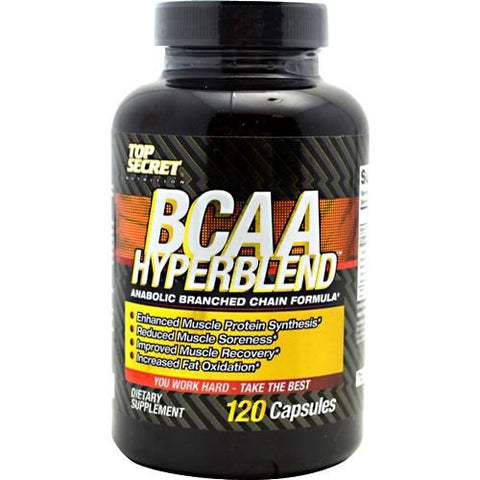Top Secret Nutrition BCAA Hyperblend - 120 Capsules - 858311002776