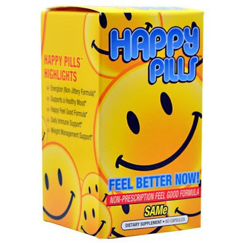 Brain Pharma Happy Pills - 60 Capsules - 851780003121