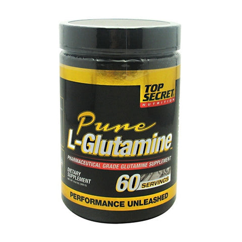 Top Secret Nutrition Pure L-Glutamine - Unflavored - 60 Servings - 081122602068